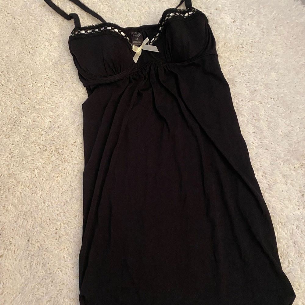 Black sleepwear. Small size.